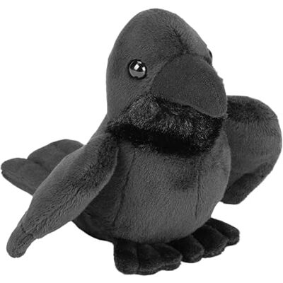 WILD REPUBLIC Pocketkins-Eco Raven, Stuffed Animal, 5 inch, Plush Toy, Eco-Friendly WILD REPUBLIC Pocketkins-Eco Raven, Stuffed Animal, 5 inch, Plush Toy, Eco-Friendly