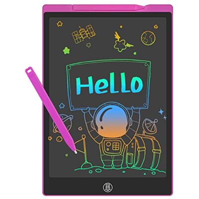 GUYUCOM Kids Toys Writing Tablet 12 Inch, Birthday Gifts for 2 3 4 5 6 Years Old Girls, Toddler Magnetic Drawing Pad Interactive Toys for Age 2-6 GUYUCOM Kids Toys Writing Tablet 12 Inch, Birthday Gifts for 2 3 4 5 6 Years Old Girls, Toddler Magnetic Drawing Pad Interactive Toys for Age 2-6