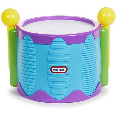little tikes Tap-A-Tune Drum 2 Ways to Play Ideal First Instrument Promotes Hand-Eye Coordination & Fine Motor Skills,9.25 L x 9.25 W x 6.30 H Inches little tikes Tap-A-Tune Drum 2 Ways to Play Ideal First Instrument Promotes Hand-Eye Coordination & Fine Motor Skills,9.25 L x 9.25 W x 6.30 H Inches