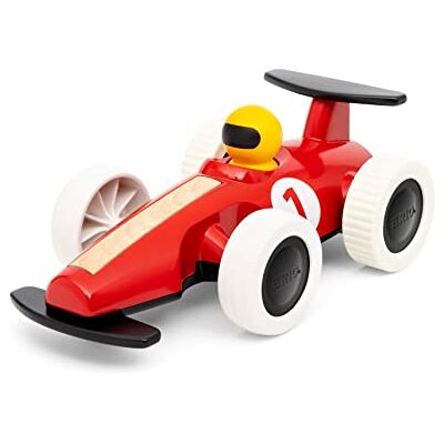 Brio Infant & Toddler Large Pull Back F1 Vehicle Race Car for Kids Age 18 Months Up Brio Infant & Toddler Large Pull Back F1 Vehicle Race Car for Kids Age 18 Months Up