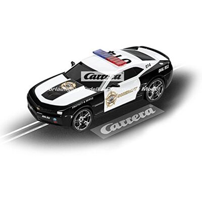 Carrera Go!!! 20064031 2015 Chevrolet Camaro ZL1 Sheriff 1:43 Scale Slot Car, With Flashing Lightbar, Suitable For Ages 6 Years+ Carrera Go!!! 20064031 2015 Chevrolet Camaro ZL1 Sheriff 1:43 Scale Slot Car, With Flashing Lightbar, Suitable For Ages 6 Years+