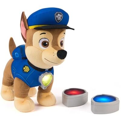Paw Patrol Room Patrol Chase Interactive Plush Toy with Over 75 Sounds, Light-Up Badges, and 3 Play Modes, Kids Toys for Boys and Girls Ages 3 and Up Paw Patrol Room Patrol Chase Interactive Plush Toy with Over 75 Sounds, Light-Up Badges, and 3 Play Modes, Kids Toys for Boys and Girls Ages 3 and Up