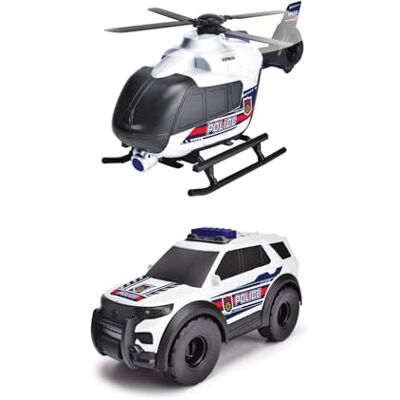 Dickie Toys POLICE STRIKE SQUAD (HELICOPTER + TRUCK) Dickie Toys POLICE STRIKE SQUAD (HELICOPTER + TRUCK)