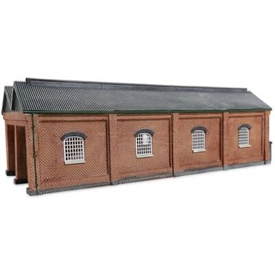 Hornby TT TT9019 Double Engine Shed Red Brick Collection, Railway Accessories Resin Building, for ages +14 Years Hornby TT TT9019 Double Engine Shed Red Brick Collection, Railway Accessories Resin Building, for ages +14 Years