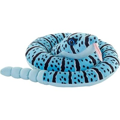 WILD REPUBLIC Snakes Eco Blue Rock Rattlesnake, Stuffed Animal, 36 Inches, Plush Toy, Fill is Spun Recycled Water Bottles, Eco Friendly WILD REPUBLIC Snakes Eco Blue Rock Rattlesnake, Stuffed Animal, 36 Inches, Plush Toy, Fill is Spun Recycled Water Bottles, Eco Friendly