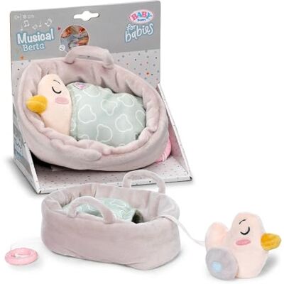 BABY born for babies Berta Musical Toy 18 cm, Washable BABY born for babies Berta Musical Toy 18 cm, Washable