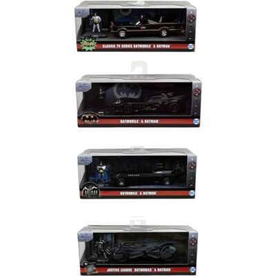 Jada Toys Batman Batmobile 1:32 Scale Die-Cast Black Batman Toy Car Jada Toys Batman Batmobile 1:32 Scale Die-Cast Black Batman Toy Car