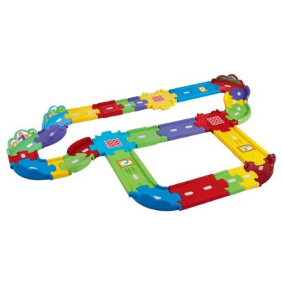 VTech 148103 Toot-Toot Drivers Deluxe Car Track Set Baby Toy, with 30 Track Pieces, Suitable for 1, 2, 3+ Year Olds, English Version VTech 148103 Toot-Toot Drivers Deluxe Car Track Set Baby Toy, with 30 Track Pieces, Suitable for 1, 2, 3+ Year Olds, English Version