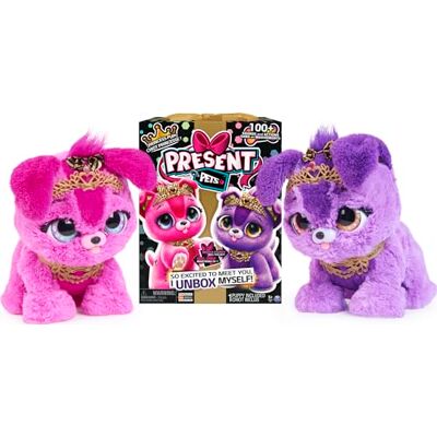 Present Pets , Princess Puppy Interactive Plush Toy with Over 100 Sounds and Actions (Style May Vary), Kids’ Toys for Girls Aged 5 and above Present Pets , Princess Puppy Interactive Plush Toy with Over 100 Sounds and Actions (Style May Vary), Kids’ Toys for Girls Aged 5 and above