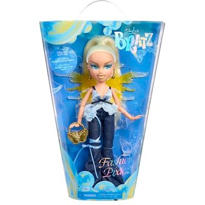 Bratz Fashion Pixiez Cloe Collectible Fantasy Doll with Real Fashions and Accessories, Wings Transform into a Ring Bratz Fashion Pixiez Cloe Collectible Fantasy Doll with Real Fashions and Accessories, Wings Transform into a Ring