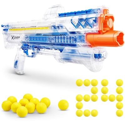 XSHOT Chaos Meteor Blaster Pack with 24 Rounds by ZURU, Dart Blaster Outdoor Toy Guns with Easy Reload & Rapid Speed for Boys, Kids and Adults aged 14+ XSHOT Chaos Meteor Blaster Pack with 24 Rounds by ZURU, Dart Blaster Outdoor Toy Guns with Easy Reload & Rapid Speed for Boys, Kids and Adults aged 14+