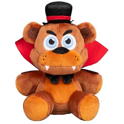Jazwares Five Nights at Freddy’s Halloween Freddy 8-Inch Plush Vampire Costume and Glow- In-The-Dark Eyes Jazwares Five Nights at Freddy’s Halloween Freddy 8-Inch Plush Vampire Costume and Glow- In-The-Dark Eyes