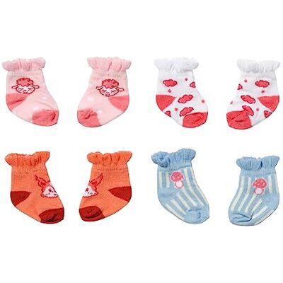 Baby Annabell Socks 709627 For Dolls up to 43cm Includes 2 Pairs of Socks from the Assortment Doll Not Included Suitable for Kids From 3+ Years Baby Annabell Socks 709627 For Dolls up to 43cm Includes 2 Pairs of Socks from the Assortment Doll Not Included Suitable for Kids From 3+ Years