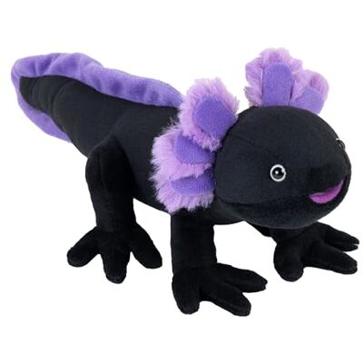 WILD REPUBLIC Cuddlekins Mini Black Axolotl, Stuffed Animal, 8 Inches, Plush Toy, Fill is Spun Recycled Water Bottles WILD REPUBLIC Cuddlekins Mini Black Axolotl, Stuffed Animal, 8 Inches, Plush Toy, Fill is Spun Recycled Water Bottles