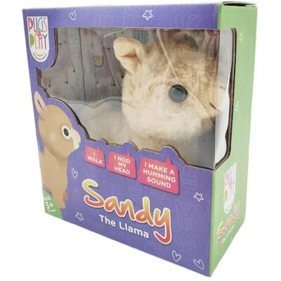Pugs At Play Sandy The Walking Lama Interactive Plush Toy – Soft Electronic Animal That Moves and Makes Sounds, for Toddlers and Kids Pugs At Play Sandy The Walking Lama Interactive Plush Toy – Soft Electronic Animal That Moves and Makes Sounds, for Toddlers and Kids