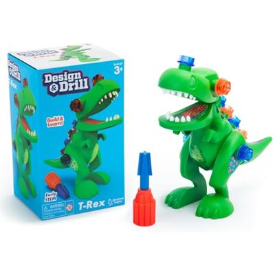 Learning Resources Design & Drill T-Rex Dinosaur Take Apart Toy with 12 Pieces & Screwdriver Tool STEM, Construction Toys, Dinosaur Toys for Boys, Kids Tool Set, Gifts for Kids Ages 3 4 5+ Learning Resources Design & Drill T-Rex Dinosaur Take Apart Toy with 12 Pieces & Screwdriver Tool STEM, Construction Toys, Dinosaur Toys for Boys, Kids Tool Set, Gifts for Kids Ages 3 4 5+