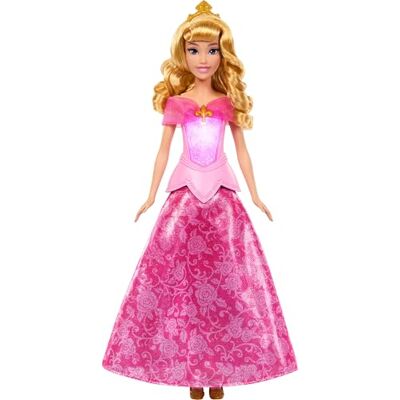 Mattel Disney Princess Aurora Fashion Doll with Pink to Blue Transforming Dress and Light-Up Bodice, Inspired by Sleeping Beauty Movie, JLK24 Mattel Disney Princess Aurora Fashion Doll with Pink to Blue Transforming Dress and Light-Up Bodice, Inspired by Sleeping Beauty Movie, JLK24