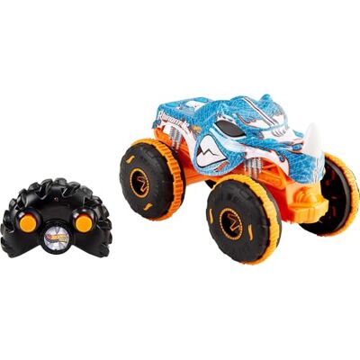Hot Wheels Monster Trucks 1:24 Scale Rhinomite RC Vehicle Hot Wheels Monster Trucks 1:24 Scale Rhinomite RC Vehicle