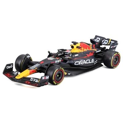Bburago Formula 1 RED BULL RACING RB19 2023 WITH HELMET VERSTAPPEN 1:43 Scale Die-Cast Collectible Race Car Bburago Formula 1 RED BULL RACING RB19 2023 WITH HELMET VERSTAPPEN 1:43 Scale Die-Cast Collectible Race Car