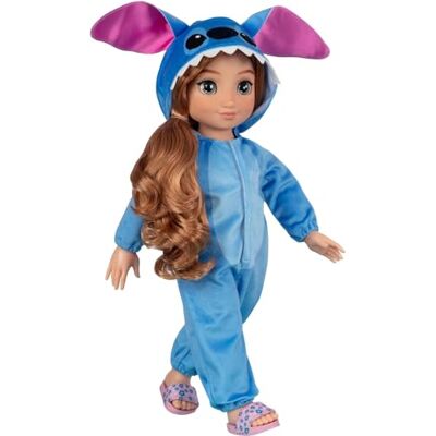 Disney Stitch 45cm / 18" Doll With Strawberry Blonde Hair, Officially Licensed by Jakks Pacific, Adorable Lilo & Stitch Inspired Blue Onesie with Ears, Slides & Toothbrush, Gift for Girls 6+ Disney Stitch 45cm / 18" Doll With Strawberry Blonde Hair, Officially Licensed by Jakks Pacific, Adorable Lilo & Stitch Inspired Blue Onesie with Ears, Slides & Toothbrush, Gift for Girls 6+