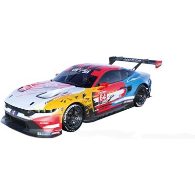 Carrera Digital 132 20032050 Ford Mustang GT3 Champion Spirit, No.64 1:32 Scale Slot Car With Working Front, Rear & Tail Lights Suitable For Ages 8 Years+ Carrera Digital 132 20032050 Ford Mustang GT3 Champion Spirit, No.64 1:32 Scale Slot Car With Working Front, Rear & Tail Lights Suitable For Ages 8 Years+