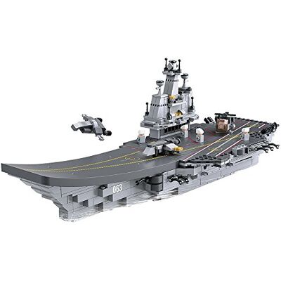 Sluban Display Aircraft Carrier 9-INTO-1 Building Set Sluban Display Aircraft Carrier 9-INTO-1 Building Set