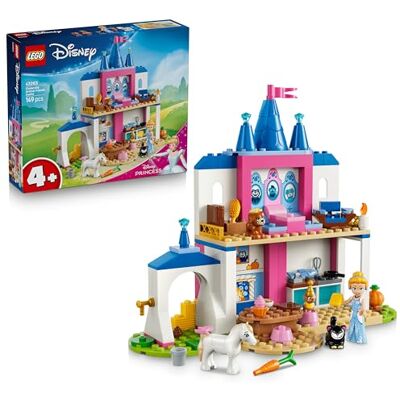 Lego Disney Princess Cinderella Animal Friends Castle Toy Educational Set w/Mini Doll & 4 Animal Figures Birthday Gift for 4+ Year Old Girls & Fans 43283 Lego Disney Princess Cinderella Animal Friends Castle Toy Educational Set w/Mini Doll & 4 Animal Figures Birthday Gift for 4+ Year Old Girls & Fans 43283