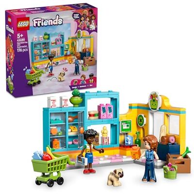 Lego Friends Heartlake City Mini Supermarket Toy Shop w/ 2 Mini Dolls, Pet Dog Figure, Cash Register & Play Food Accessories Birthday Gift for 5+ Year Old Girls 42680 Lego Friends Heartlake City Mini Supermarket Toy Shop w/ 2 Mini Dolls, Pet Dog Figure, Cash Register & Play Food Accessories Birthday Gift for 5+ Year Old Girls 42680