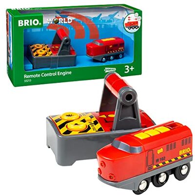 Brio World Remote Control Toy Train Engine for Kids Age 3 Years Up Wooden Railway Set Add On Accessories Brio World Remote Control Toy Train Engine for Kids Age 3 Years Up Wooden Railway Set Add On Accessories