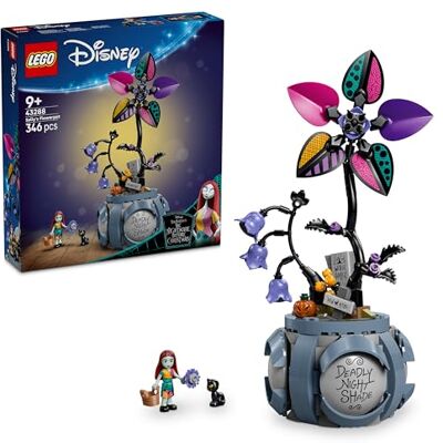 Lego Disney Sally's Flowerpot Toy DIY Bedroom Decor w/ 2 Artificial Flowers, a Mini Doll & Accessories Birthday Gift for 9+ Year Old Girls & The Nightmare Before Christmas Fans 43288 Lego Disney Sally's Flowerpot Toy DIY Bedroom Decor w/ 2 Artificial Flowers, a Mini Doll & Accessories Birthday Gift for 9+ Year Old Girls & The Nightmare Before Christmas Fans 43288