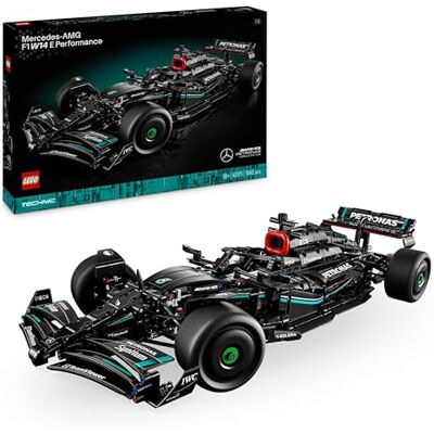 Lego Technic Mercedes-AMG F1 W14 E Performance Set for Adults to Build, Scale Formula One Race Car Model Building Kit, Collectible Home or Office Décor, Birthday Gifts for men, Women, Him or Her 42171 Lego Technic Mercedes-AMG F1 W14 E Performance Set for Adults to Build, Scale Formula One Race Car Model Building Kit, Collectible Home or Office Décor, Birthday Gifts for men, Women, Him or Her 42171