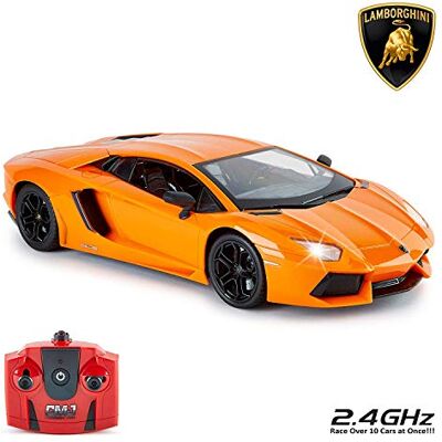 Lamborghini CMJ RC Cars Officially Licensed Remote Control in 30CM Size 1:14 Scale in Lambo Orange Lamborghini CMJ RC Cars Officially Licensed Remote Control in 30CM Size 1:14 Scale in Lambo Orange