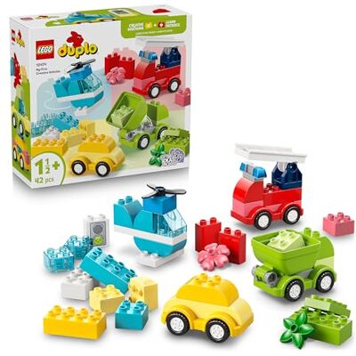 Lego DUPLO Creative Vehicles Educational Sorting Toy for Toddlers w/Cars & Trucks Fine Motor Skills Development Set Birthday Gift for 1+ Year Old Babies, Boys & Girls 10474 Lego DUPLO Creative Vehicles Educational Sorting Toy for Toddlers w/Cars & Trucks Fine Motor Skills Development Set Birthday Gift for 1+ Year Old Babies, Boys & Girls 10474