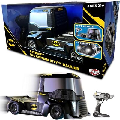BLADEZ Batman Toyz R/C Gotham Hauler 42cm Length High-Speed LED Light RC Car Full-Function Batman Street Hauler for Kids & Adults BLADEZ Batman Toyz R/C Gotham Hauler 42cm Length High-Speed LED Light RC Car Full-Function Batman Street Hauler for Kids & Adults