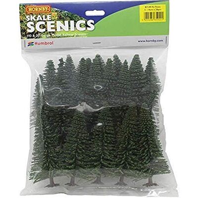 Hornby R7199 Hobby' Fir Trees for Model Railway OO Gauge, Model Train Accessories for Adding Scenery, Dioramas, Woodland, Buildings and More, Model Making Kits 1:76 Scale Model Accessory Hornby R7199 Hobby' Fir Trees for Model Railway OO Gauge, Model Train Accessories for Adding Scenery, Dioramas, Woodland, Buildings and More, Model Making Kits 1:76 Scale Model Accessory