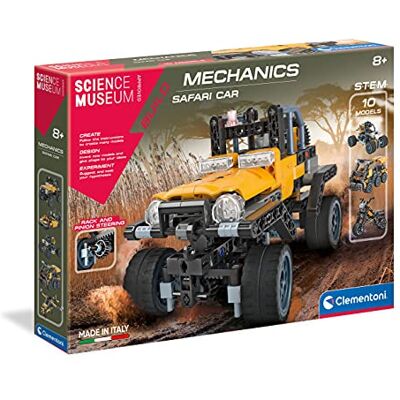 Clementoni 61539 Jeep Safari Mechanics Kit for Children-Ages 8 Years Plus, Multi Coloured Clementoni 61539 Jeep Safari Mechanics Kit for Children-Ages 8 Years Plus, Multi Coloured