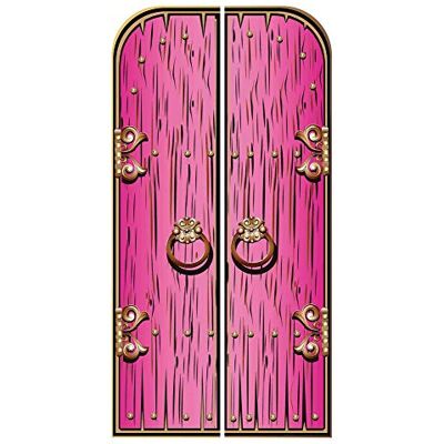 Iconicgreats Pink Double Doors Cardboard Decor - Fairy Grotto Iconicgreats Pink Double Doors Cardboard Decor - Fairy Grotto
