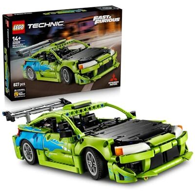 Lego Technic Fast and Furious Mitsubishi Eclipse Car Model Kit Collectible STEM Set incl. Steering & 2 NOS Bottles Gift for 14+ Year Old Teenage Boys & Adult Movie Fans 42229 Lego Technic Fast and Furious Mitsubishi Eclipse Car Model Kit Collectible STEM Set incl. Steering & 2 NOS Bottles Gift for 14+ Year Old Teenage Boys & Adult Movie Fans 42229