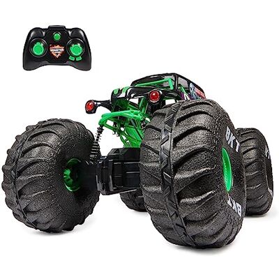 Monster Cable , Official Mega Grave Digger All-Terrain Remote Control Monster Truck, Over 60cm Tall, 1:6 Scale, Kids’ Toys for Boys and Girls Aged 4 and up Monster Cable , Official Mega Grave Digger All-Terrain Remote Control Monster Truck, Over 60cm Tall, 1:6 Scale, Kids’ Toys for Boys and Girls Aged 4 and up