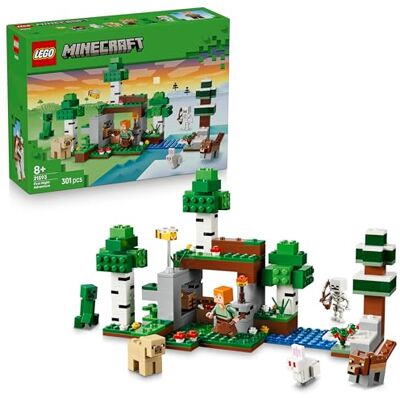 Lego Minecraft First Night Adventure Interactive Toy w/ 7 Figures incl. Alex, Creeper, Skeleton & Woods Wolf Gaming Gift for 8+ Year Old Boys & Girls 21593 Lego Minecraft First Night Adventure Interactive Toy w/ 7 Figures incl. Alex, Creeper, Skeleton & Woods Wolf Gaming Gift for 8+ Year Old Boys & Girls 21593