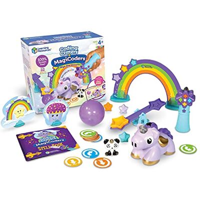 Learning Resources Coding Critters MagiCoders Skye The Unicorn Coding Robot Toy STEM Play Remote Control Toys Gifts for 4 5 6 7 Year Old Kids Boys & Girls Learning Resources Coding Critters MagiCoders Skye The Unicorn Coding Robot Toy STEM Play Remote Control Toys Gifts for 4 5 6 7 Year Old Kids Boys & Girls