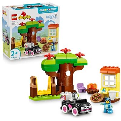 Lego DUPLO Bluey Pizza Girls with Muffin and Bluey Educational Motor Skills Toy for Toddlers Montessori Set w/Car, 2 Figures, Tree & Swing Gift for 2+ Year Old Girls & Boys 10469 Lego DUPLO Bluey Pizza Girls with Muffin and Bluey Educational Motor Skills Toy for Toddlers Montessori Set w/Car, 2 Figures, Tree & Swing Gift for 2+ Year Old Girls & Boys 10469