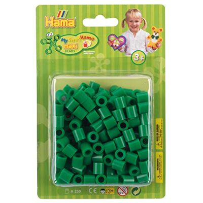 Hama 250 Maxi Beads in Blister Green Hama 250 Maxi Beads in Blister Green