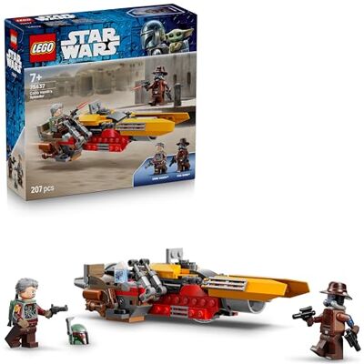 Lego Star Wars 75437 Cobb Vanth's Speeder Toy incl. Cobb Vanth & Cad Bane Minifigures, plus Blasters & a Jetpack Gift for 7+ Year Old Boys and The Mandalorian Fans Lego Star Wars 75437 Cobb Vanth's Speeder Toy incl. Cobb Vanth & Cad Bane Minifigures, plus Blasters & a Jetpack Gift for 7+ Year Old Boys and The Mandalorian Fans