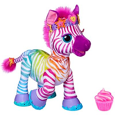 Zenya Rainbow Zebra - Interactive Stuffed Animal Zenya Rainbow Zebra - Interactive Stuffed Animal