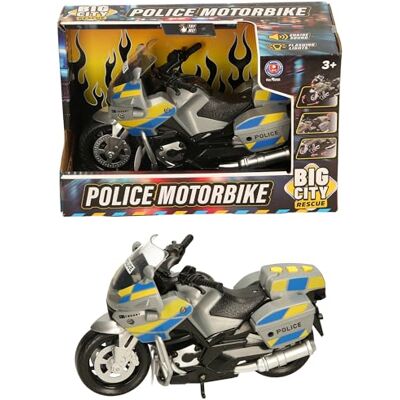 Atoz Big City Rescue Police Motorbike Toy with Engine Sound and Flashing Lights, 3+ Years Atoz Big City Rescue Police Motorbike Toy with Engine Sound and Flashing Lights, 3+ Years