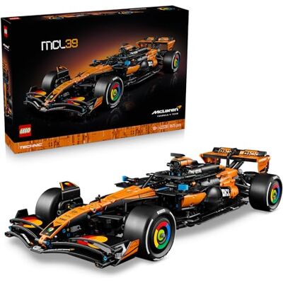 Lego Technic McLaren MCL39 F1 Car Model Kit for Adults Collectible Formula 1 Building Set w/ V6 Engine, Differential & DRS Activator Gift Idea for Racing & Motorsport Fans 42228 Lego Technic McLaren MCL39 F1 Car Model Kit for Adults Collectible Formula 1 Building Set w/ V6 Engine, Differential & DRS Activator Gift Idea for Racing & Motorsport Fans 42228