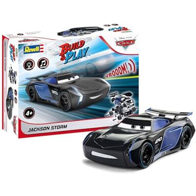 Revell 06563 Build & Play: Jackson Storm Disney-Cars With Authentic Lights & Sounds 1:20 Scale Unbuilt 1:20 Scale Unbuilt Pre-coloured Click-Together Toy 18 Parts From 4 Years+ Revell 06563 Build & Play: Jackson Storm Disney-Cars With Authentic Lights & Sounds 1:20 Scale Unbuilt 1:20 Scale Unbuilt Pre-coloured Click-Together Toy 18 Parts From 4 Years+
