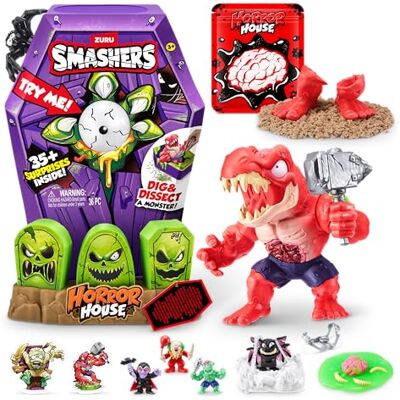 ZURU SMASHERS Smashers Mega Horror House (Zombie Rex) by ZURU, Interactive Toy, Collectable Toy for Kids and Teens ZURU SMASHERS Smashers Mega Horror House (Zombie Rex) by ZURU, Interactive Toy, Collectable Toy for Kids and Teens