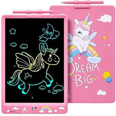 DYNASONIC DYNA-PM Unicorn Writing Tablet Kids 10 Inch, LCD Drawing Tablet Kids Magnetic Whiteboard Dinosaur Toy Gift 2 3 3 4 5 6 7 8 Years Old. DYNASONIC DYNA-PM Unicorn Writing Tablet Kids 10 Inch, LCD Drawing Tablet Kids Magnetic Whiteboard Dinosaur Toy Gift 2 3 3 4 5 6 7 8 Years Old.